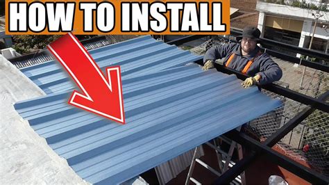 how to install metal roofing sheets|installing steel roofing instructions.